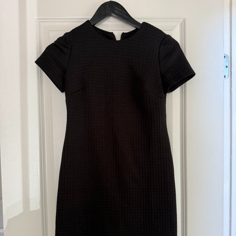 Calvin Klein Textured Sheath Dress – Black – Petite Size 2P